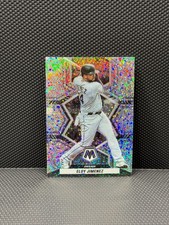 2022 Panini Mosaic Eloy Jimenez White Sparkle Prizm SP #173 White Sox