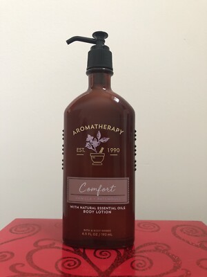 Bath Body Works Aromatherapy COMFORT VANILLA PATCHOULI Body Lotion oz  RARE