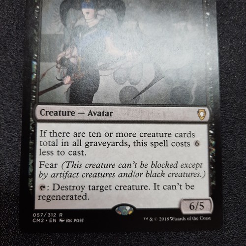 Mtg, Avatar of Woe, Commander Anthology Volume II, Avatar, English, NM - Picture 3 of 14