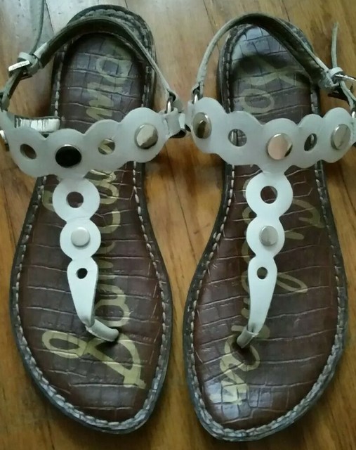 sam edelman white sandals