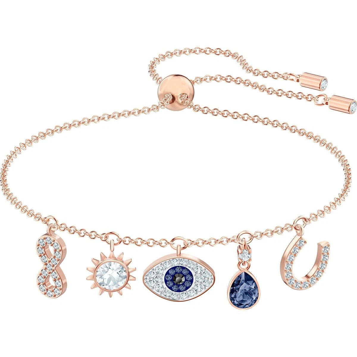 Rose gold deals swarovski crystal bracelet