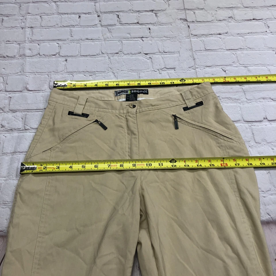 Pantalones de golf Jamie Sadock para mujer de carga al aire libre talla 4 beige mezcla de nailon M050-5 Foto 2 de 4