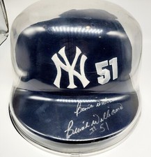 AUTHENTIC AUTOGRAPHED Bernie Williams HAT NEW YORK YANKEES W/DISPLAY CASE AUTO