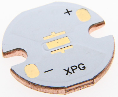 Copper LED PCB direct thermal path for Cree XML, XML2,XPG, XPG2