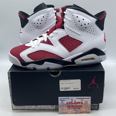 Size Jordan Retro OG Mid Carmine Black White Red Suede (CT8529-106)  194501088510|