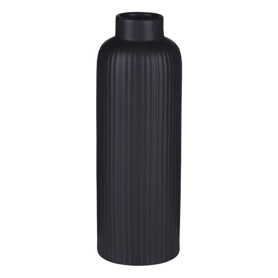 Blumenvase Flaschenform Groß Keramik Pampasgras einzelne Blume Deko hoch Vase - Bild 1 von 4
