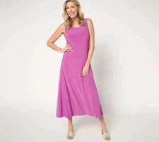 Attitudes by Renee Petite Como Jersey Tank Maxi Dress - Sz PM a70490