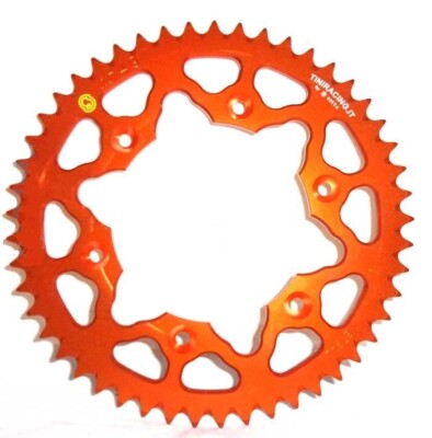Sitzkrone 41 Zähne Orange in Ergal Schritt 520 KTM (siehe Beschreibung)