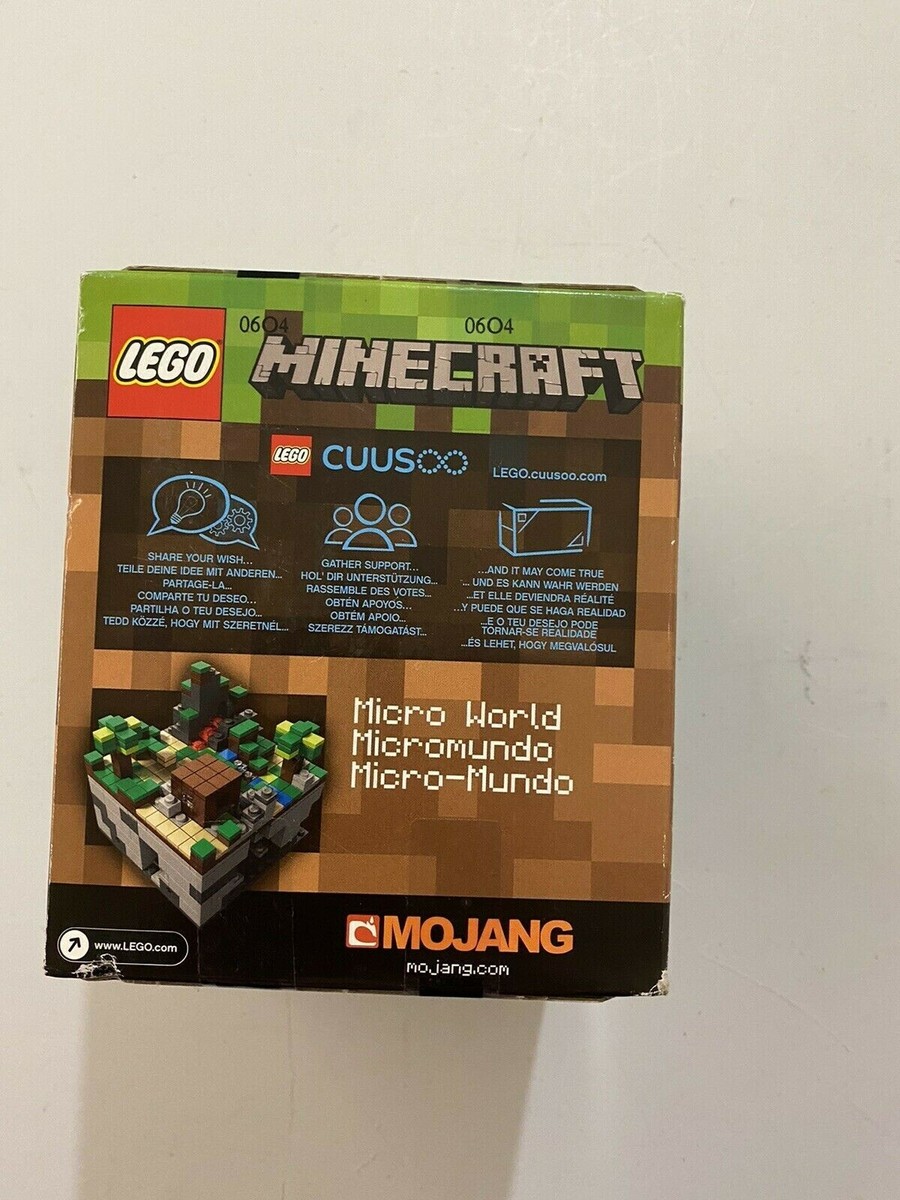 LEGO 21102 Minecraft Micro World 1st Minecraft Set Produced Sealed