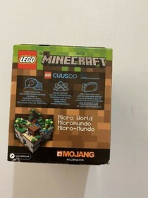 LEGO 21102 Minecraft Micro World 1st Minecraft Set Produced Sealed Retired NIB