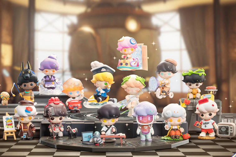 Authentic Dimoo Time Roaming Series Blind Box Confirmed Figure Toy