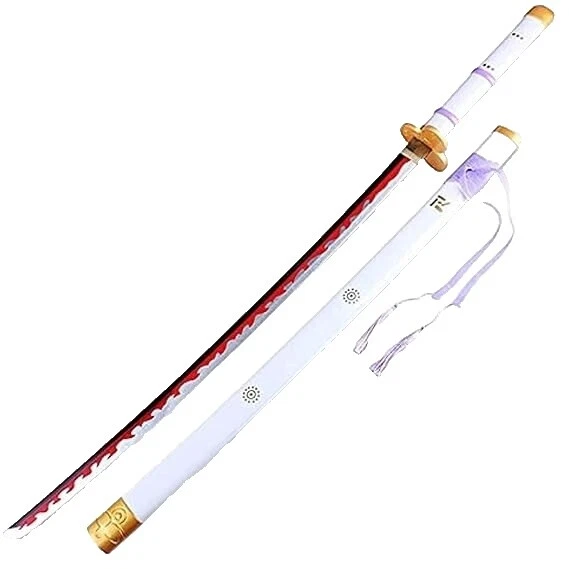 Samurai Blanco sola espadas japonesas de colección y sables