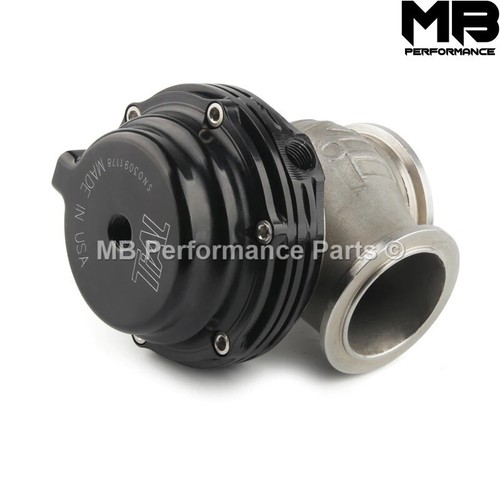 Black Tial MVS Style 38mm V-Band External Wastegate Boost Turbo - Picture 4 of 14