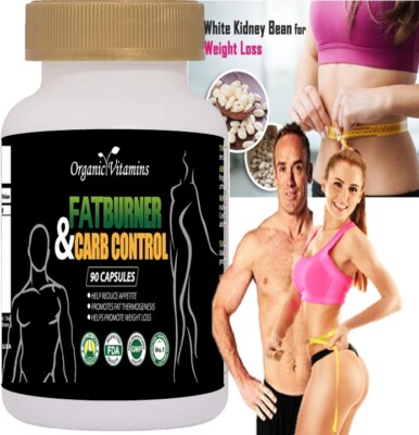Ultimate Carb Control Blocker 90 Capsules White Kidney Bean Extract Pill Diet