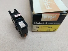 NEW NA150 Federal Pacific FPE NA Stab Lok 1 pole 50 amp 120v Plug in 