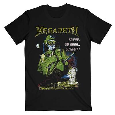 MEGADETH - So Good So Far So What Explosion Vintage T-Shirt OFFICIAL MERCHANDISE