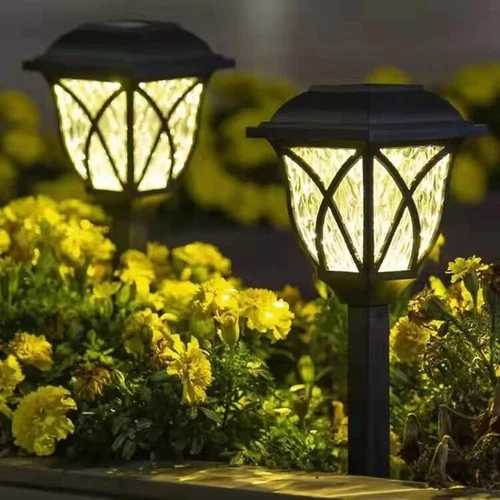 4PCS LED Solar Stake Lights Outdoor Garden Patio Pathway Lights Path Solar Lamp - Bild 1 von 39