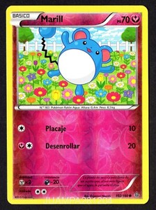 MARILL 102/160 DUELOS PRIMIGENIOS CROMO PRIMAL CLASH 2015 TCG REVERSE HOLO