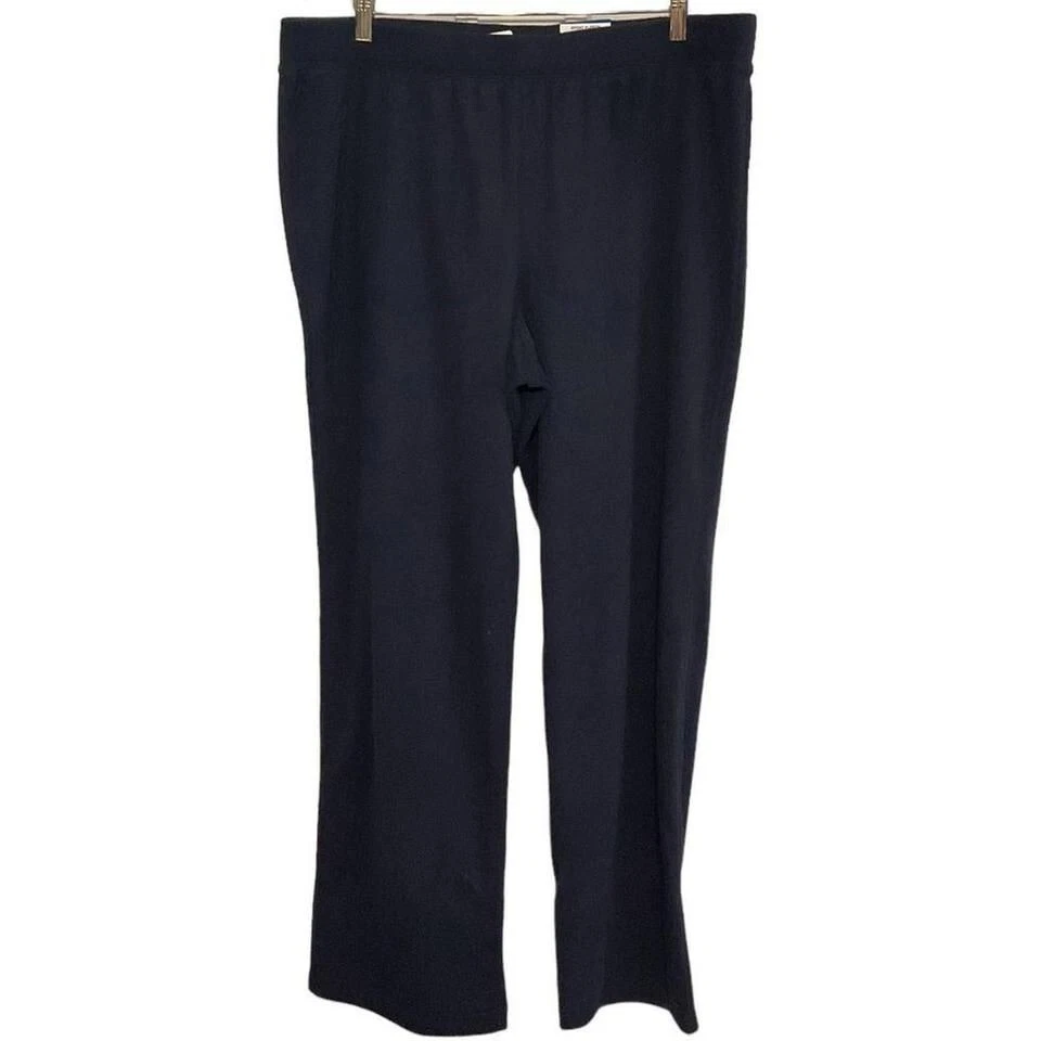 Karen Scott Pantalón Polar Azul Marino Talla XL Foto 2 de 4