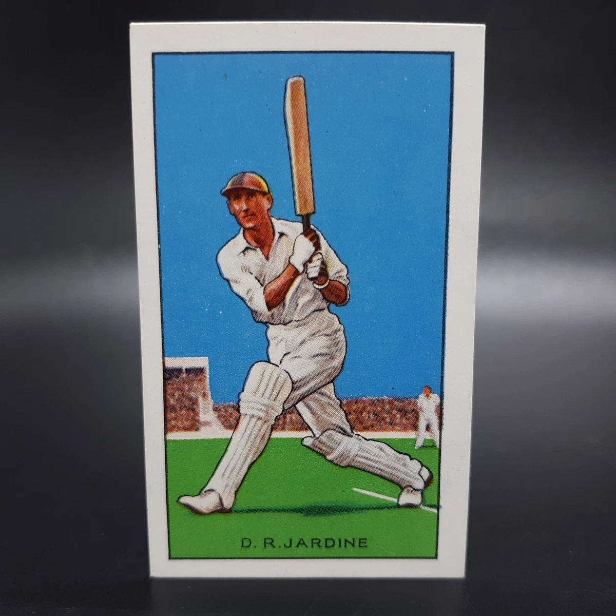 cricket cigarette cards 1934 card with portrait of player of Don (Donald George) Bradman of NSW and Australia Stock Photo Cricket 1934 Season Sports Trading
