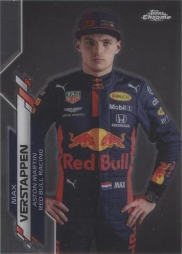 2020 TOPPS CHROME F1 #143 MAX VERSTAPPEN ROOKIE RC CARD PSA 10 LOW