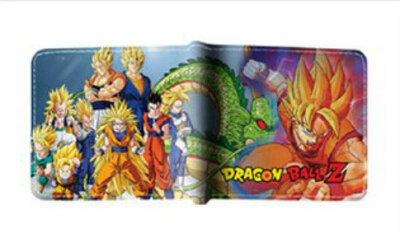 DRAGONBALL Z BI-FOLD WALLET GOHAN CELL Card Case Money Coin ID