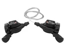 SUNRACE Bicycle Bike Trigger Shifter 3 x 8 Speed DLM-33 Black Shifter Bike Set
