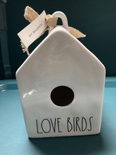 Rae Dunn Love Birds Birdhouse New Free Shipping