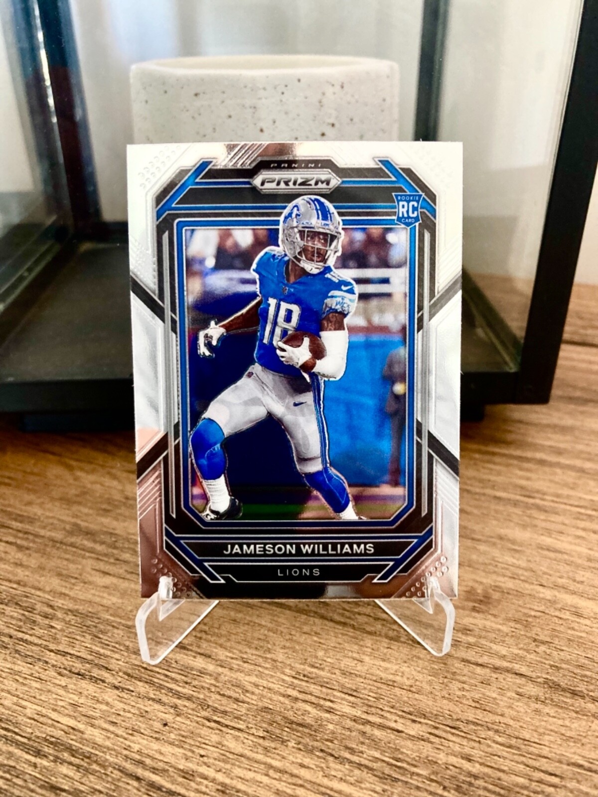 2022-23 Panini Prizm Football Jameson Williams RC Football Card #311 RE