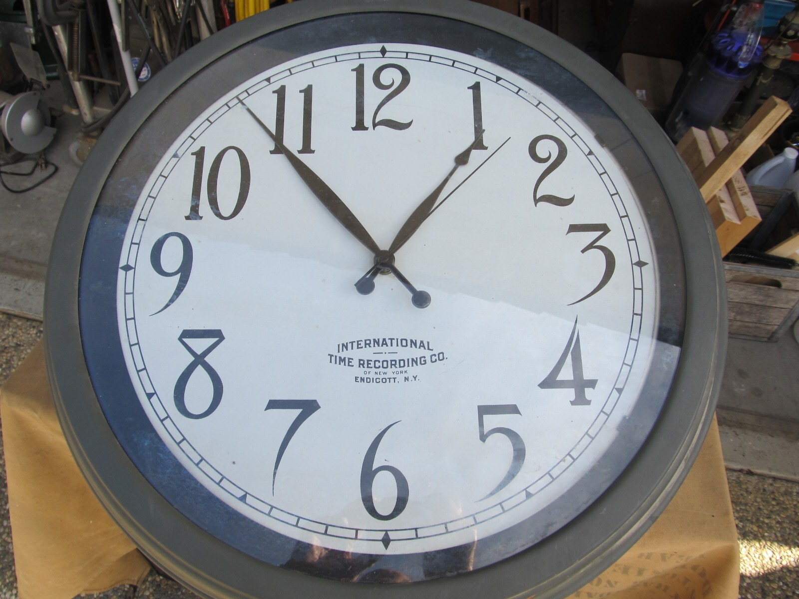 International Time Recording Co- Two Sided Outdoor Clock
