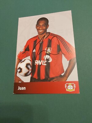 Bayer Leverkusen , Juan  ,05/06, Autogrammkarte, Fussball