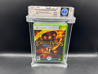 Lord of the Rings: The Third Age NFR Promo Xbox WATA 9.6 A+ FACTORY SEALED VGA