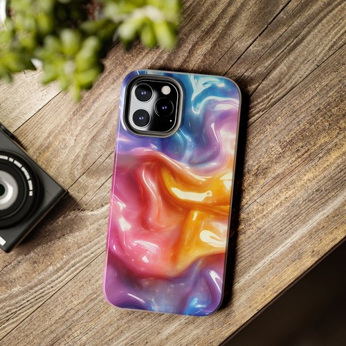 Vibrant Artistic Phone Case - iPhone & Samsung Galaxy, Glossy Stylish Protection - 第 111/143 張圖片