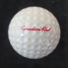 Spalding 2 Canadian Club Vintage Golf Ball