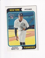 2023 Topps Heritage HIGH NUMBERS ROOKIE RC JHONY BRITO