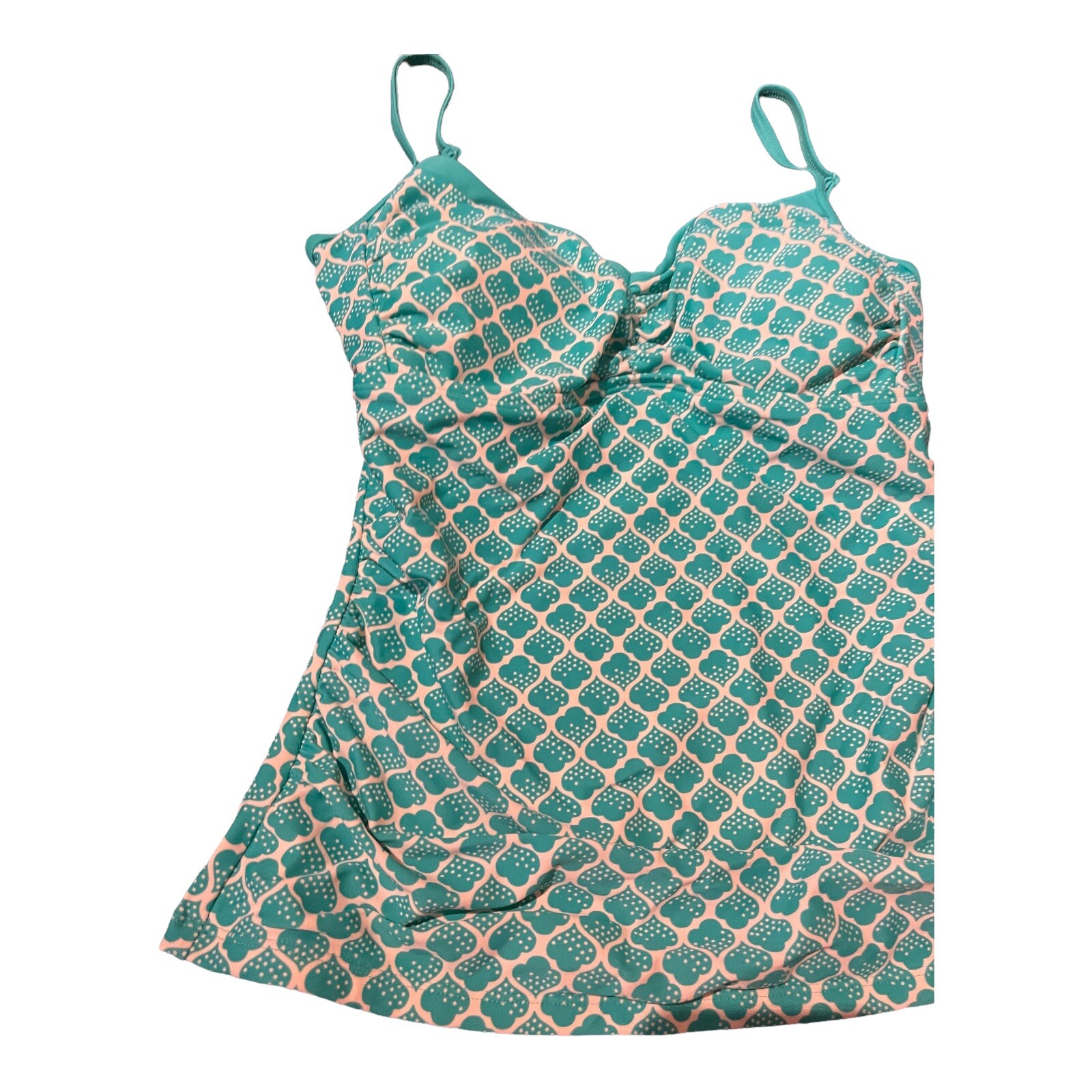 Boden Seychelles Tankini Bathing Suit Swim Top Womens… Gem