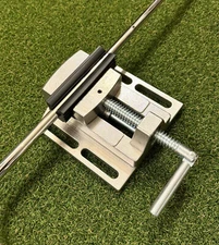 Golf Shaft Vise Clamp Tool for Re-Gripping Clubs