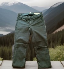 RAG  BONE LEGGING SKINNY Jeans Stretch Mid Rise Zip Fly Olive Women  s Size 26