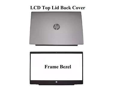 LCD Top Deckel Backcover Grau mit Blende Rahmen für HP Pavilion 15-CS 15-CW Serie