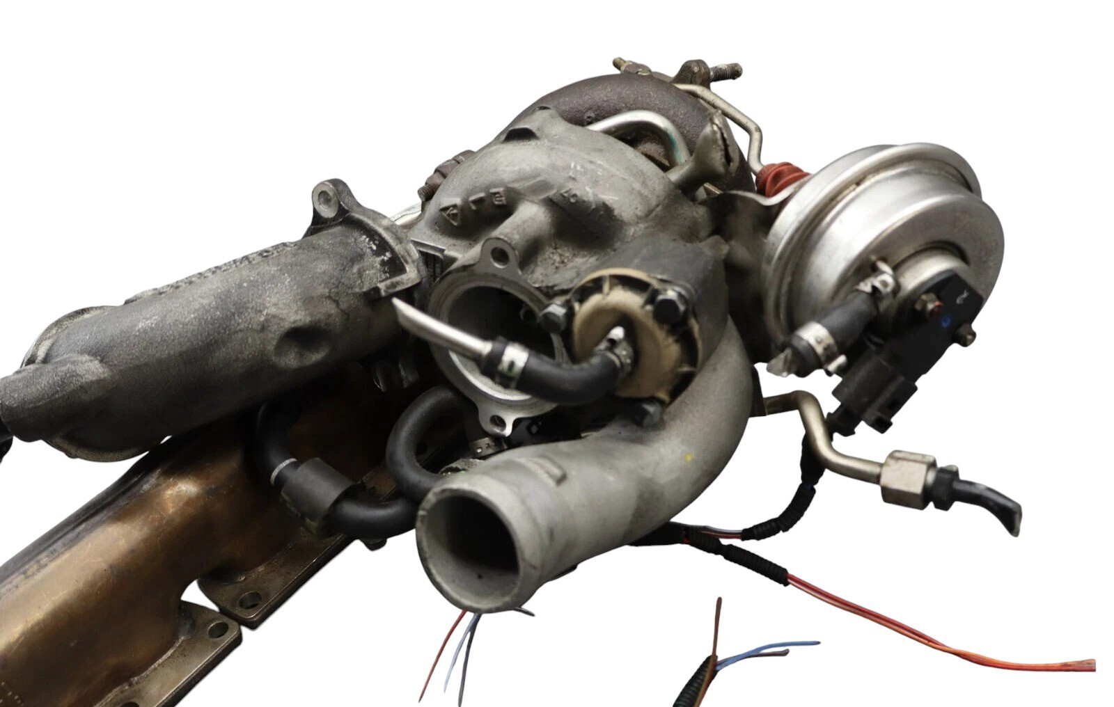 03-08 Bentley Continental GTC GT 6.0L Left Side Turbocharger  Turbo Manifold OEM