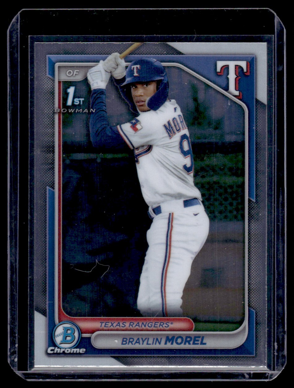 2024 Bowman Chrome Prospects Braylin Morel Texas Rangers #BCP-192