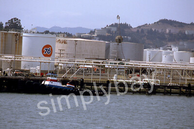 Photo Slide 76 Refinery, Tug Boat, Richmond, CA 1990