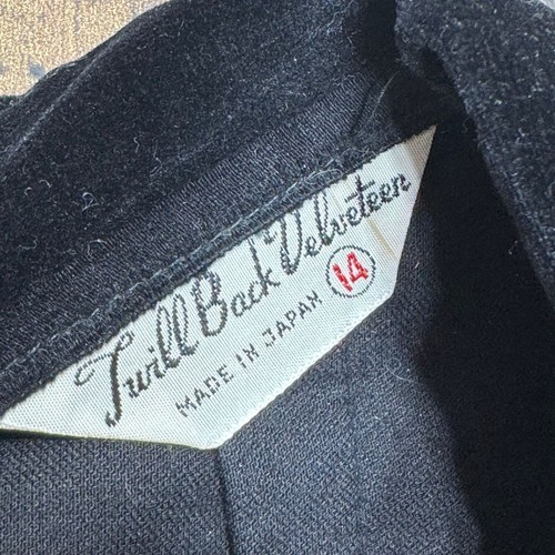 Twill back Velveteen Black Dress Pants Formal Classic Kids Size 14 - Picture 2 of 17
