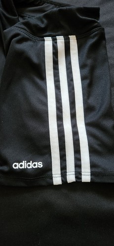 Adidas Girls 3-Stripe Skort Skirt Black Size 6