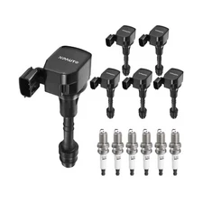 Ignition Coil Pack Spark Plugs Replacement for 4.0 Nissan Frontier Xterra Pat...