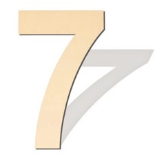 17 inch Large Wooden Numbers Wood Number Blank Wooden Number Wooden Sign Boar...
