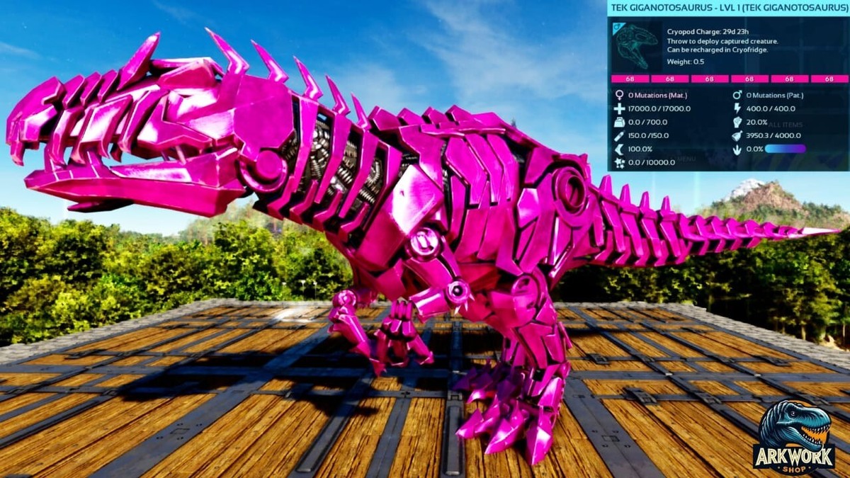 🦖ARK Survival Ascended Tek Giga Solid Colors PVE PS5/XBOX/PC | eBay