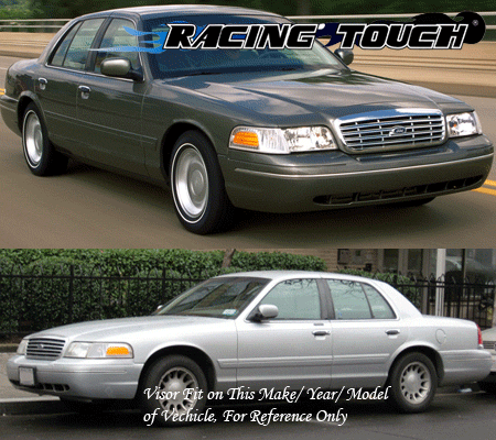 Window Visors Rain Guard 4pc Deflector Ford Crown Victoria 98 99 00 01 02-11 - Bild 7 von 7