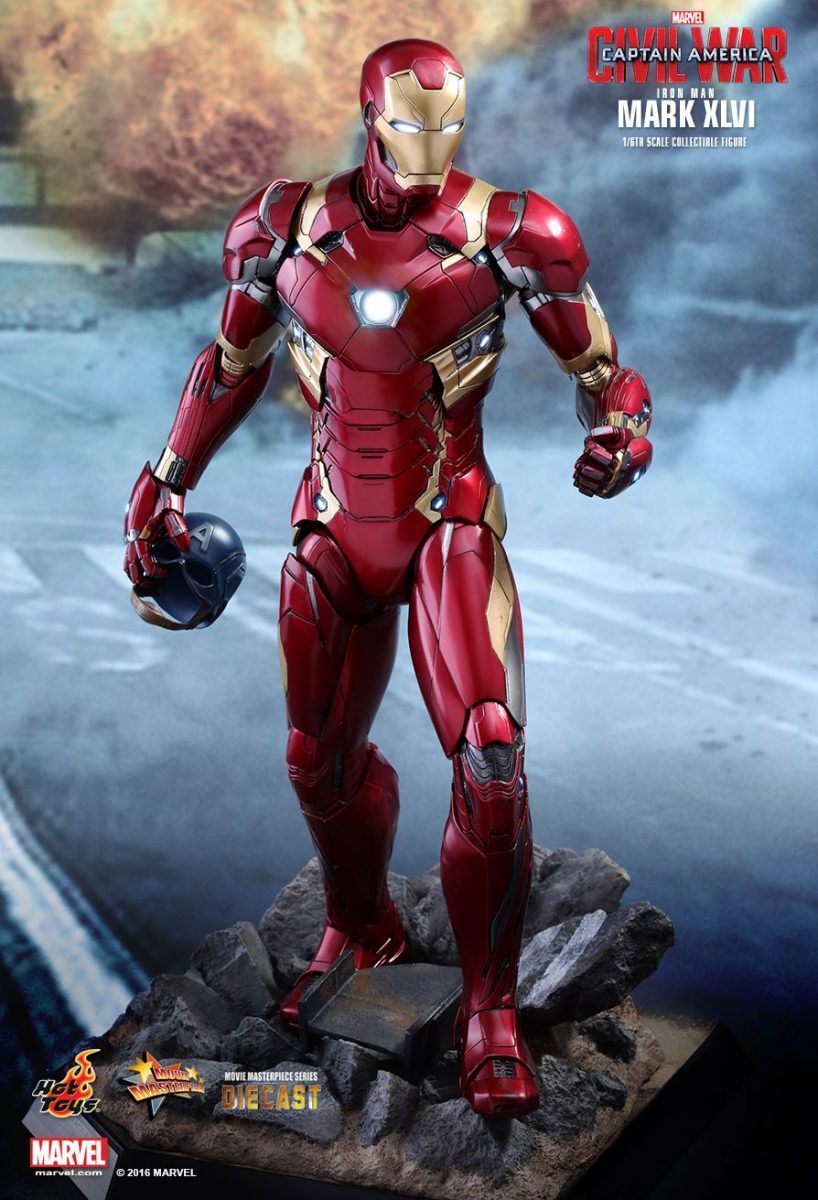 Hot Toys Iron Man Mark XLVI MMS353D16 Captain America: Civil Hot Toys Iron Man Mark XLVI MMS353D16 Captain America: Civil