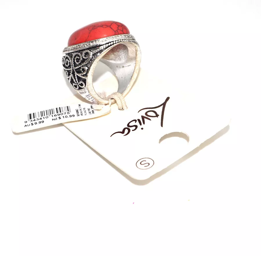 Lovisa Red Stone Ring Size 6 & 7